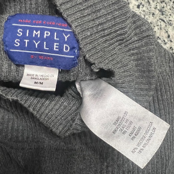 Simply Styled‎ turtle neck gray sweater dress - Picture 3 of 3